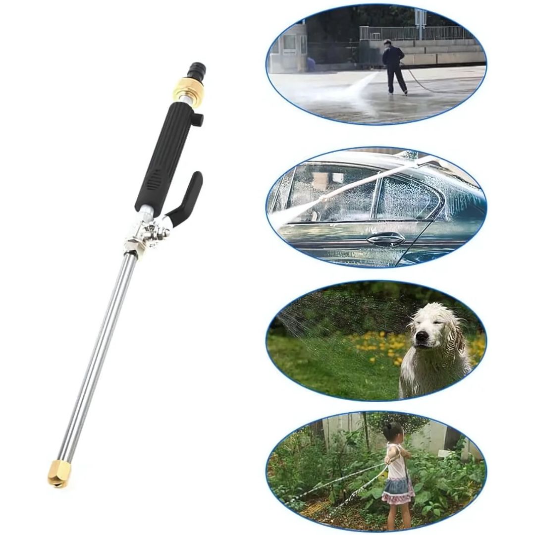 Powerful High-Pressure Sprayer for Garden Hose for Thorough Outdoor Cleaning