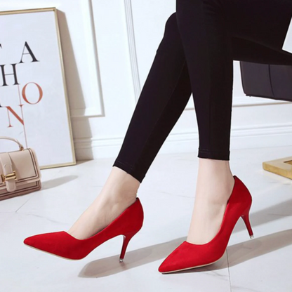 Women's Elegant Pumps - High Heel Leopard Print