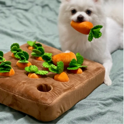 PlayPET – Carrot Plush Chew Toy for Dogs Snuffle Toy