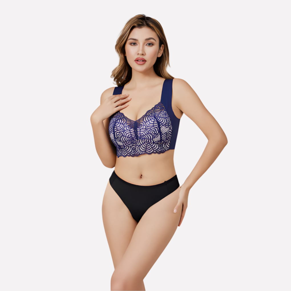 Push-up bra without underwire
