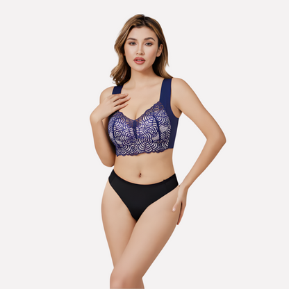 Push-up bra without underwire