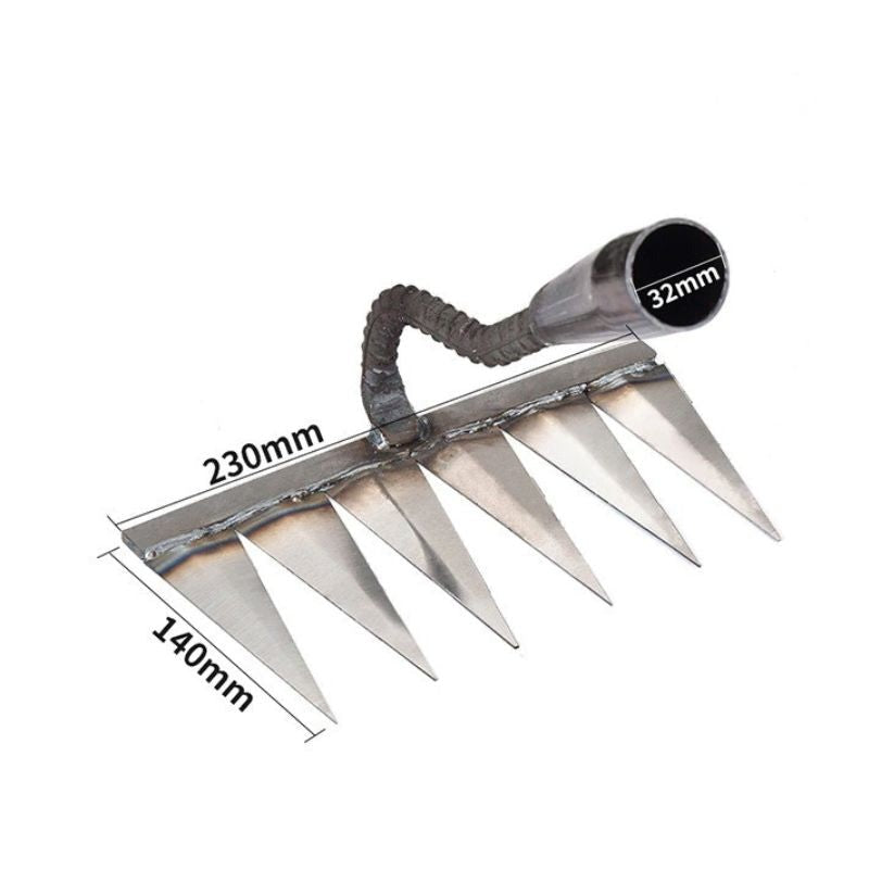 Adena Weed Rake Pro - Everything turned over in no time