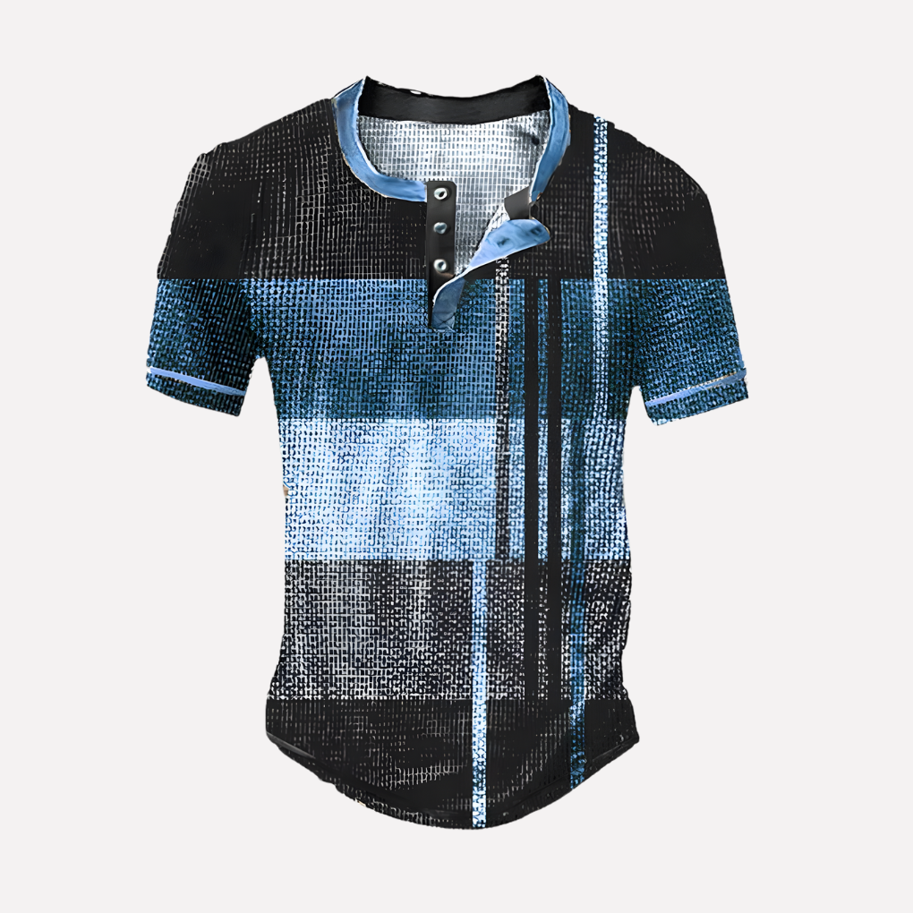 Men's Waffle Knit Casual T-shirt