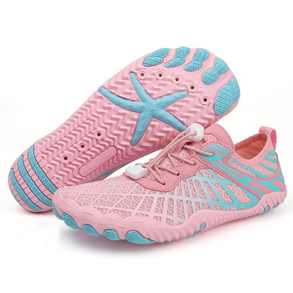 Uniseks waterschoenen met antislipzool en sneldrogend mesh