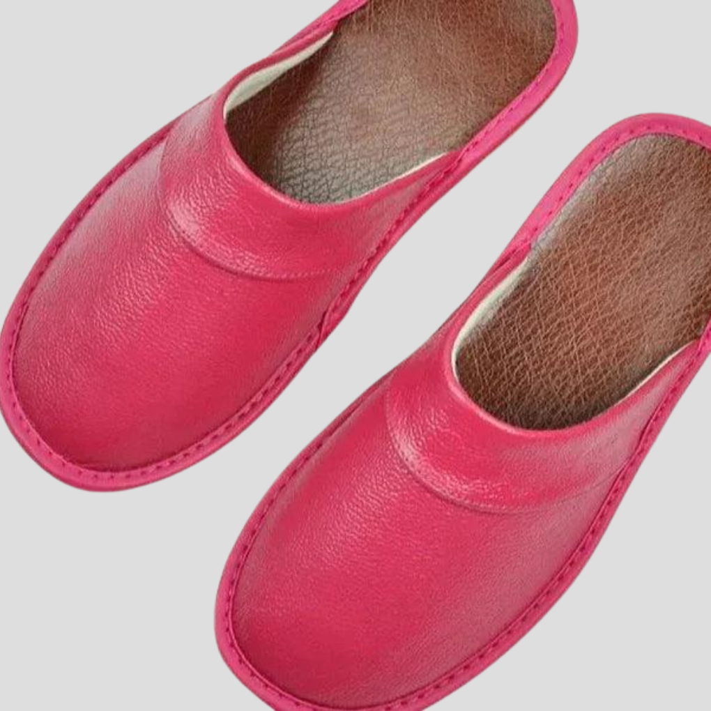 Men's Leather Slippers