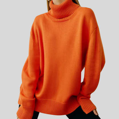 Modern roll neck jumpers for women