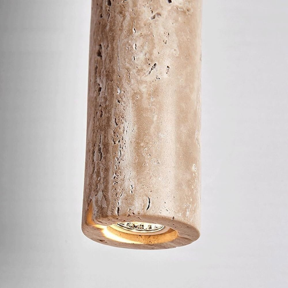 Lámpara colgante de travertino - Lujo y elegancia