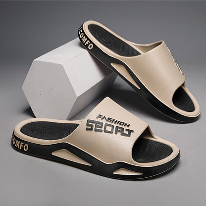 Anti-Slip Men's Sports Slippers for Maximum Comfort