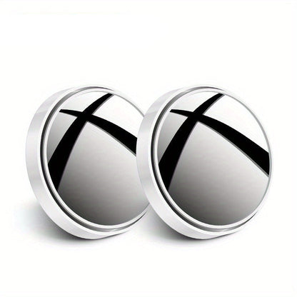 Auto Blind Spot Mirrors with Wide Angle Lens and 360° Adjustable Design