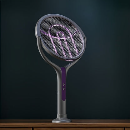 Foldable Electric Mosquito Zapper – Rechargeable with Extendable Handle