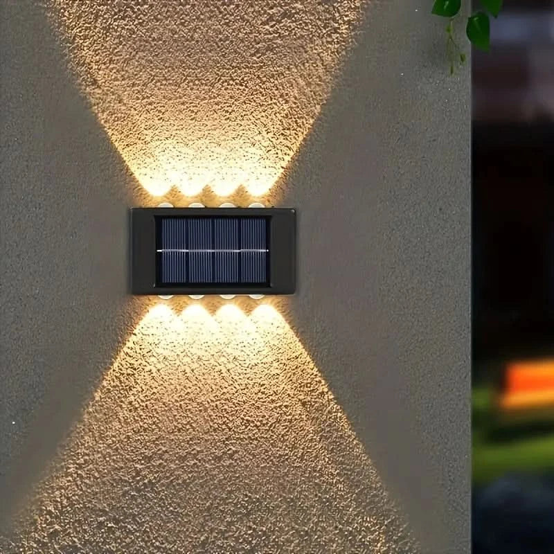 SunGlow - Applique murale d’extérieur élégante et écologique
