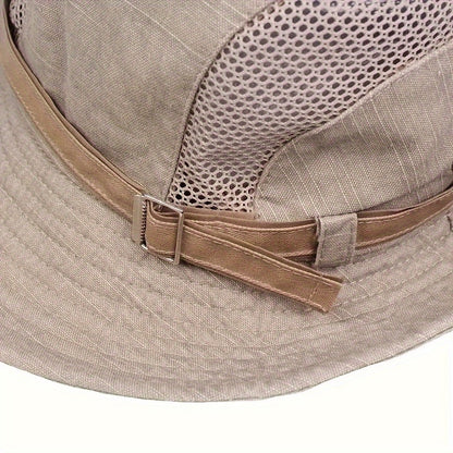 Cappello da sole traspirante per esterni con cordino - protezione UV e comfort per tutte le stagioni