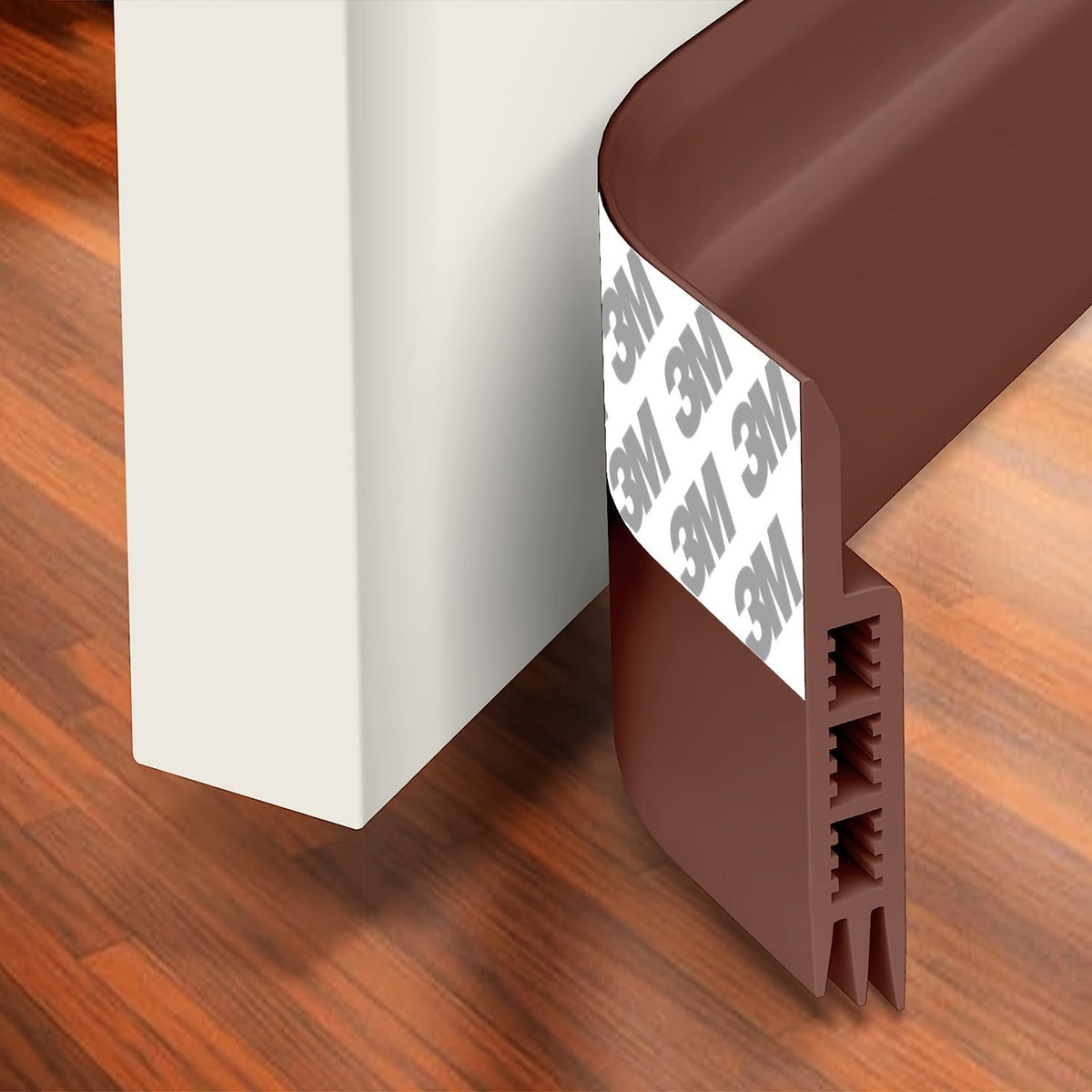 Boudin de porte anti-courants d’air - Joint de porte en silicone avec adhésif puissant et isolation phonique