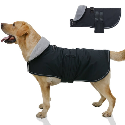 Cappotto per cani con fodera calda, adatto a diverse razze e ideale per l'inverno