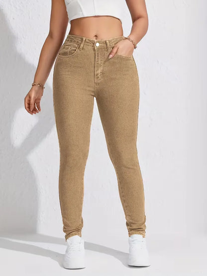 Jean skinny taille haute