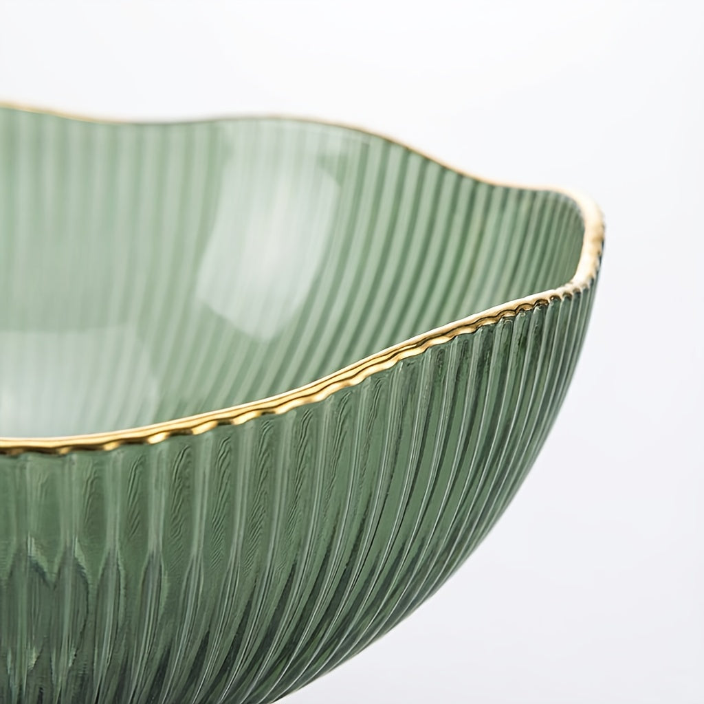 Luxury Transparent Fruit Bowl Made of PET – Decorative and Practical