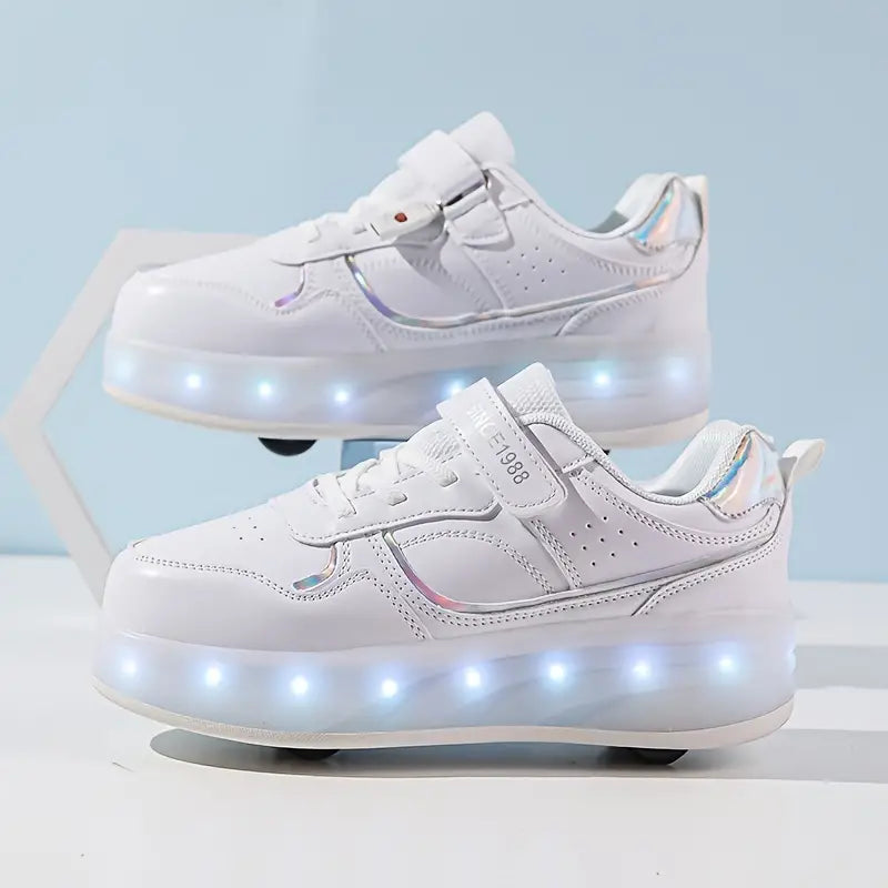 RollGlo - Trendy Roller Skates for Children - with Lights