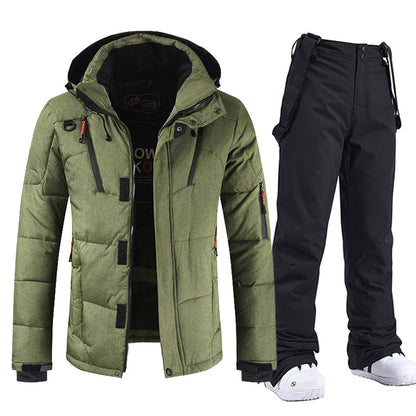 Men's Ski Pack - Weather-Ready Padded Winter Jacket and Trouser Set