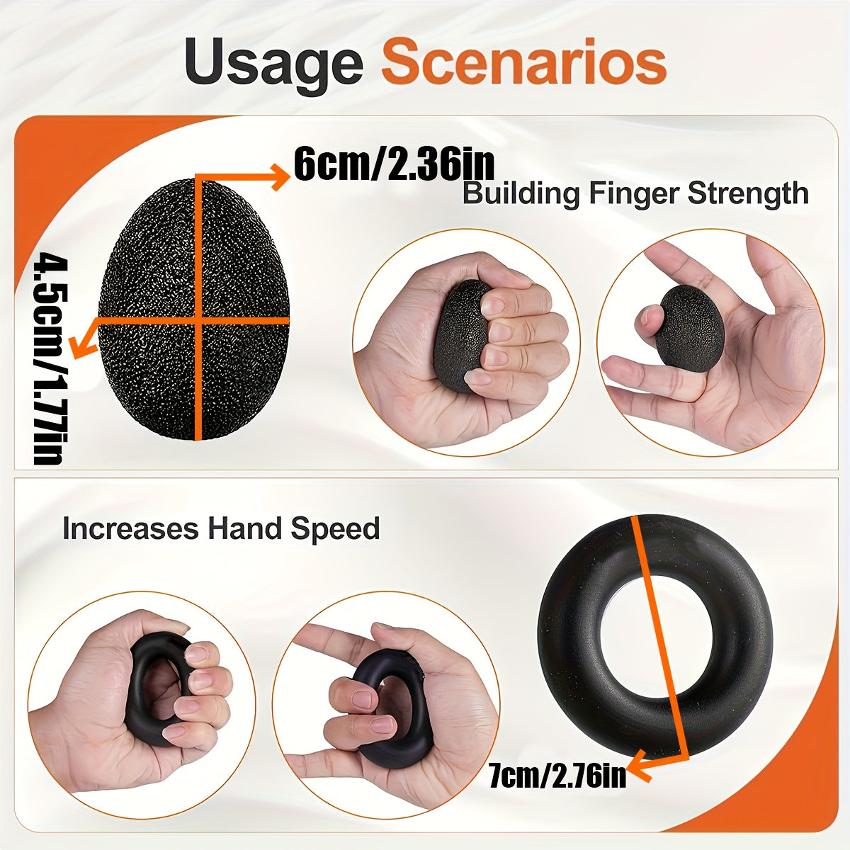 Set d’entraîneurs de main PowerGrip - 5-en-1 pour renforcer les mains et les avant-bras