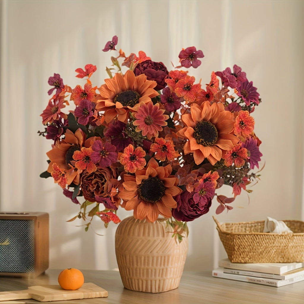 Composition florale d’automne – Colorée et chaleureuse pour tous les espaces