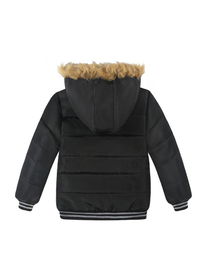 Padded Winter Jacket for Boys with Hood - Skei