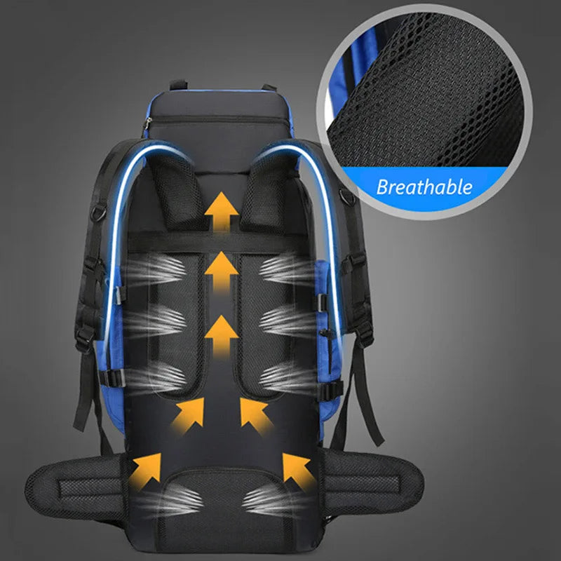 Gopack - Waterproof Camping and Hiking Backpack 90L