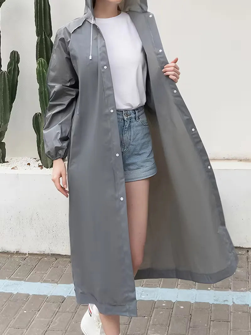 Veste de pluie avec capuche