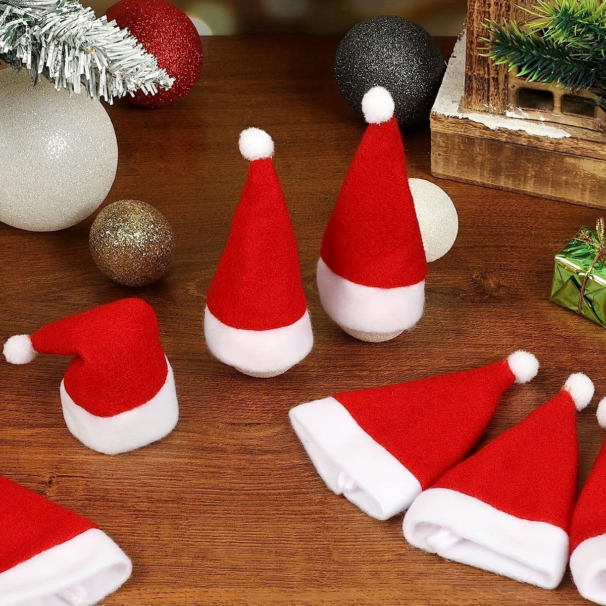 Kerstmannen bestekhouderset – Voor een feestelijk gedekte tafel