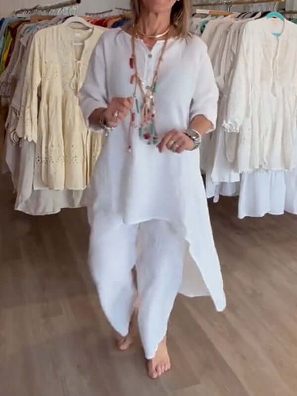 Linen Suit for Women - Wanda