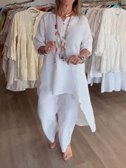 Linen Suit for Women - Wanda