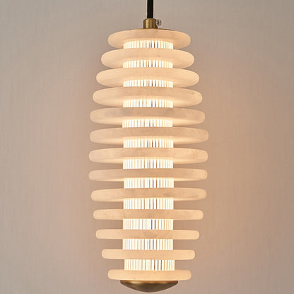 Scandinavian Round LED Pendant Light with Copper Finish