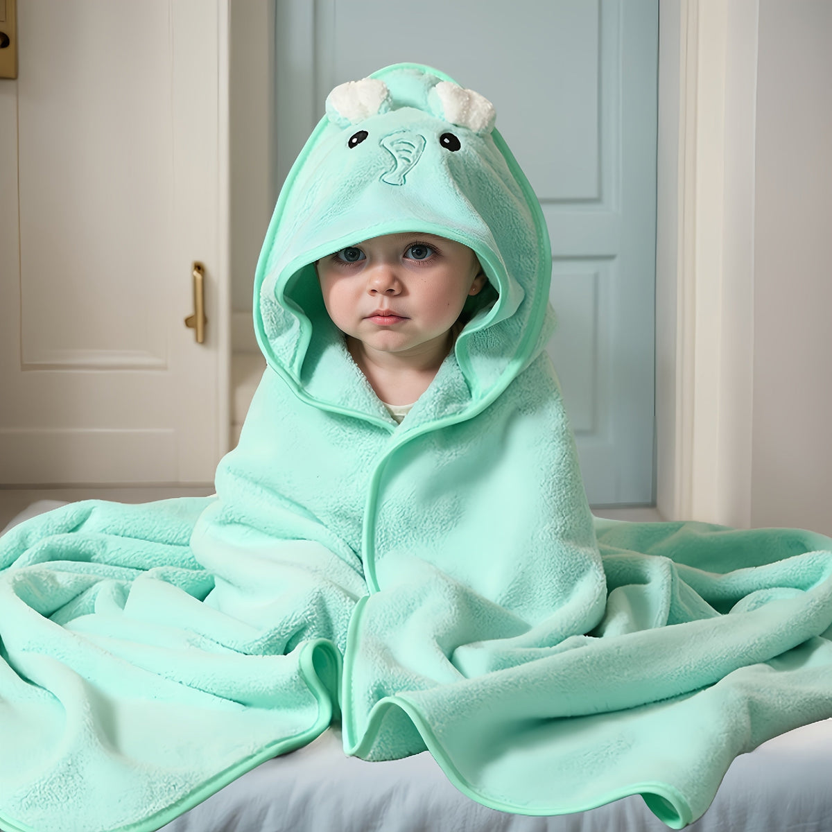 Baby hooded towel – Soft and comfortable after bathing