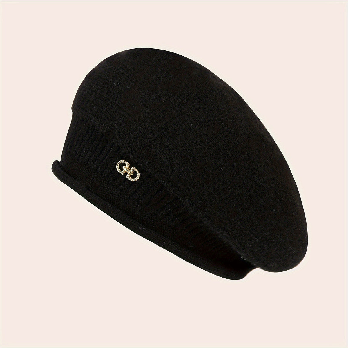Elegantní pletený baret pro ženy - Elegance a teplo v zimě
