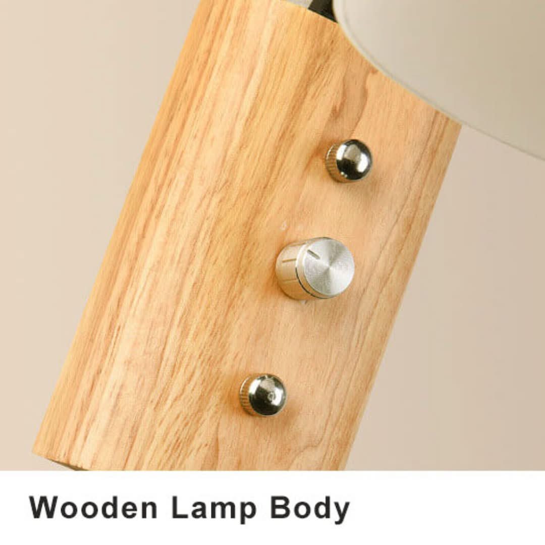 WoodGlow - eenvoudige wandlamp met houten arm