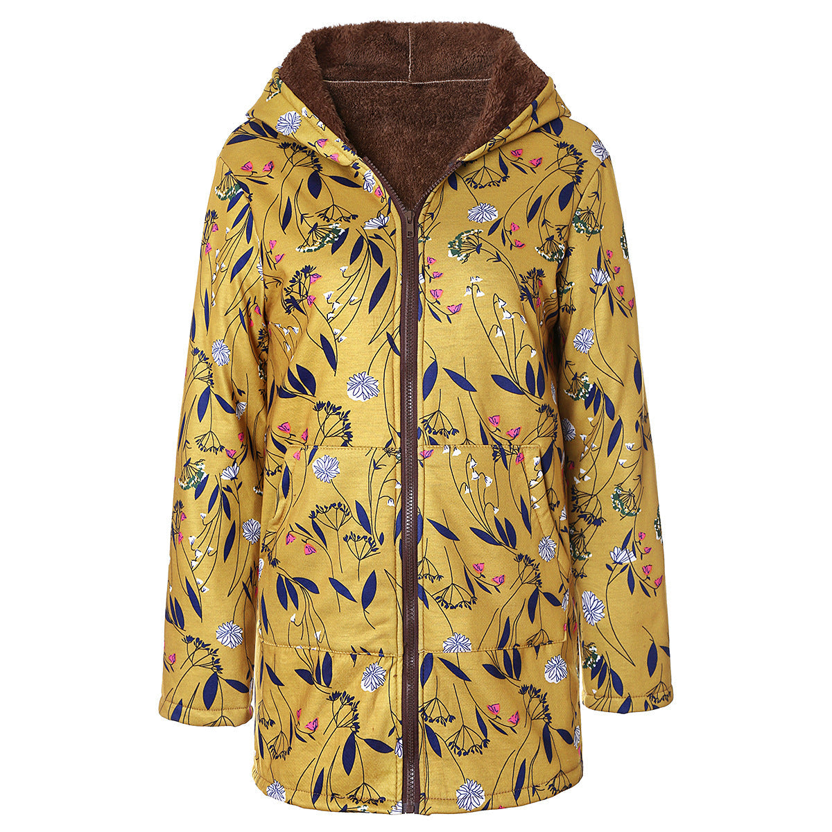 Long Winter Coat with Hood for Women - Levanie