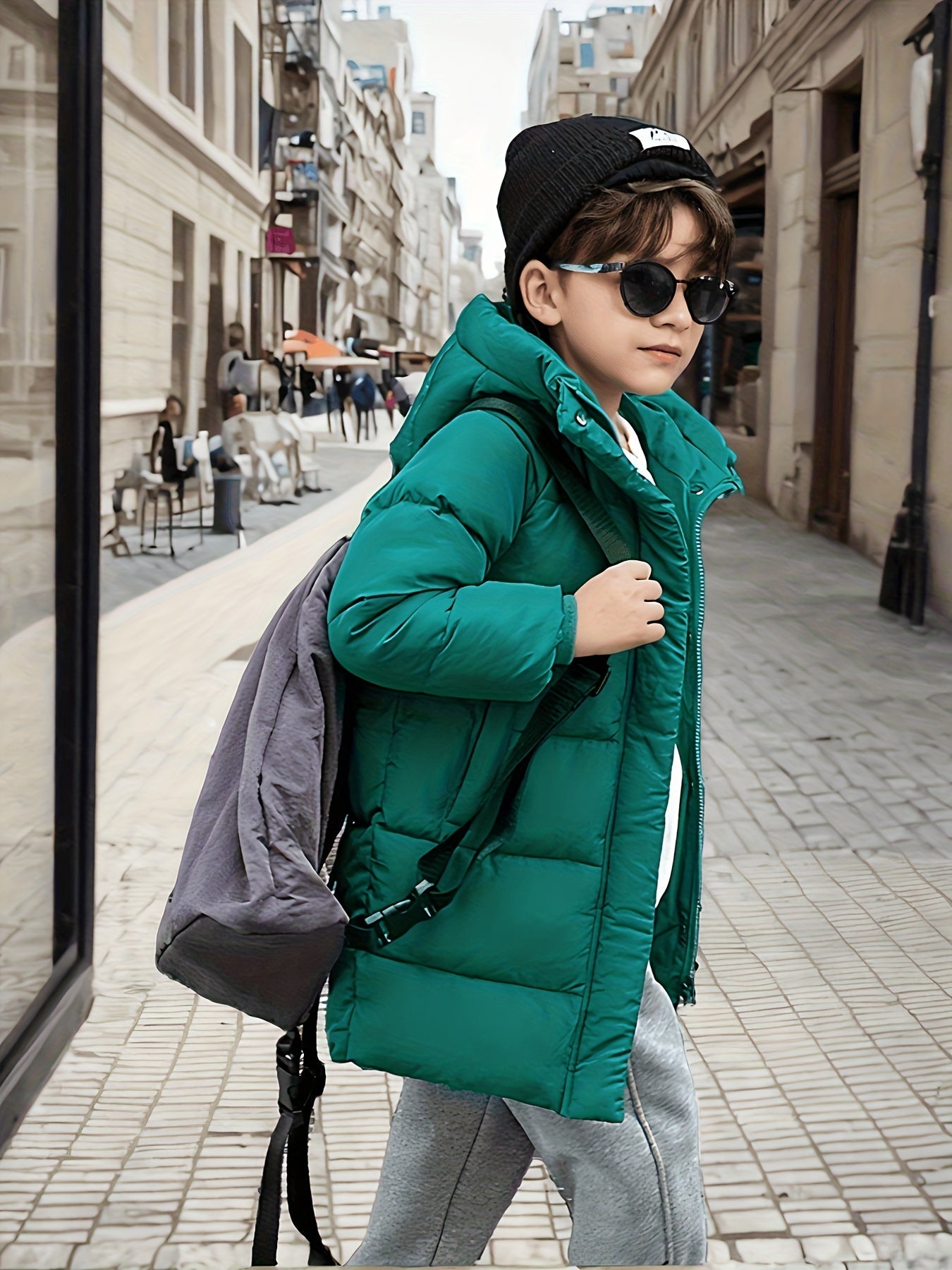 Boys & Girls Mid-Length Zip Jacket - Winter