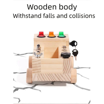 Montessori Busy Board - Learn & Play with LEDs - Creative Development
