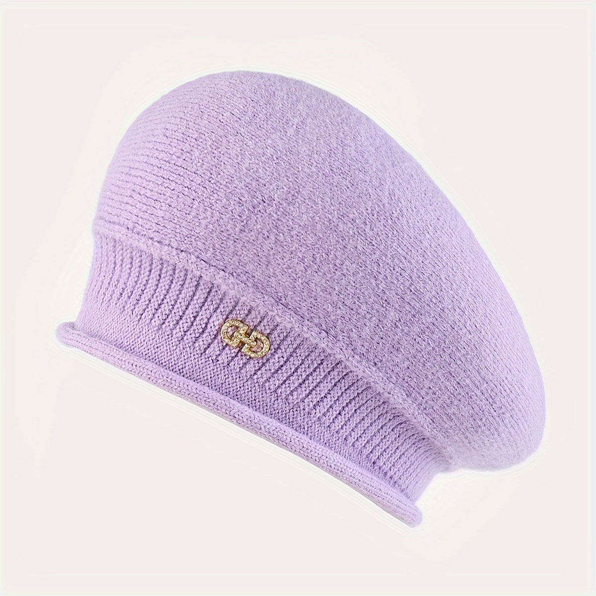 Elegantní pletený baret pro ženy - Elegance a teplo v zimě