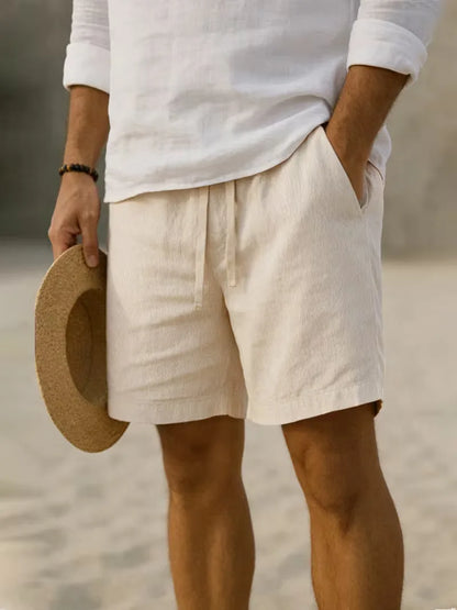 Shorts avec taille élastiquée