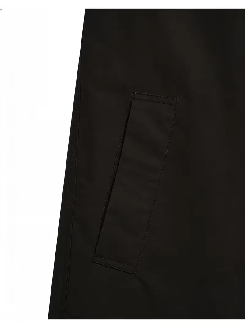 Trench-coat slim avec détail de poche