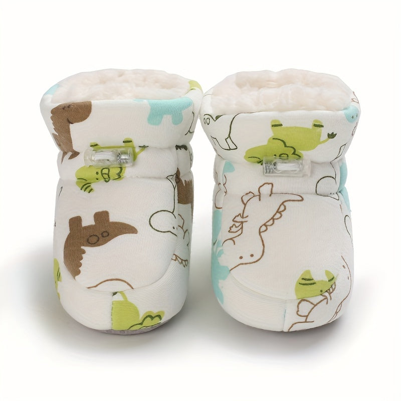 Botines de forro polar adorables y cómodos, fáciles de poner, para bebés y niñas y niños - Happie