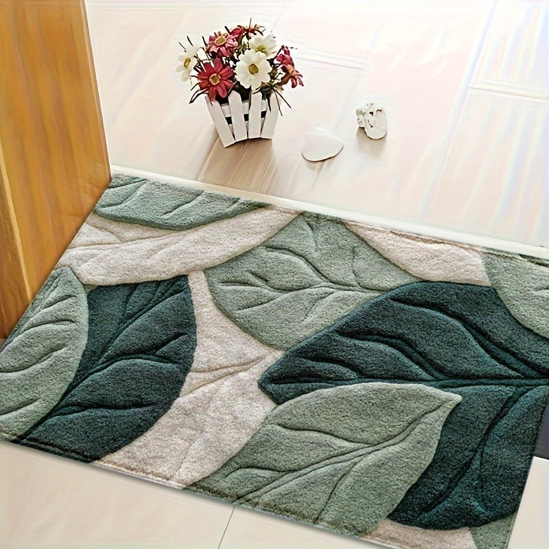 Leaf Bath Mat – Absorbent, Plush and Comfortable for the Bathroom