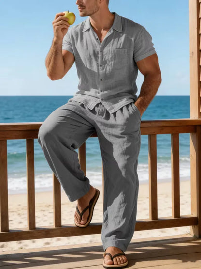 Ensemble de vêtements d'été avec col en V
