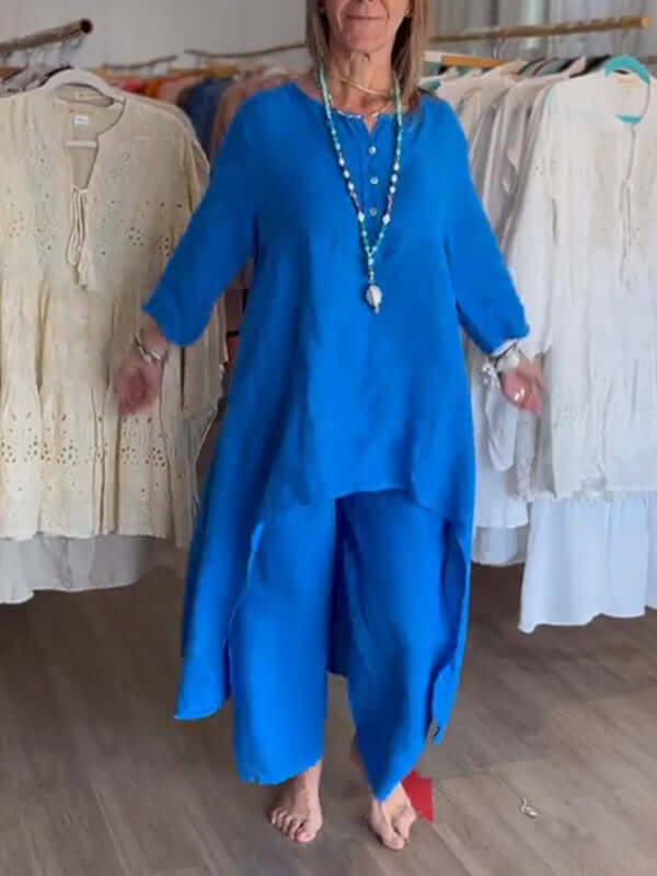 Linen Suit for Women - Wanda