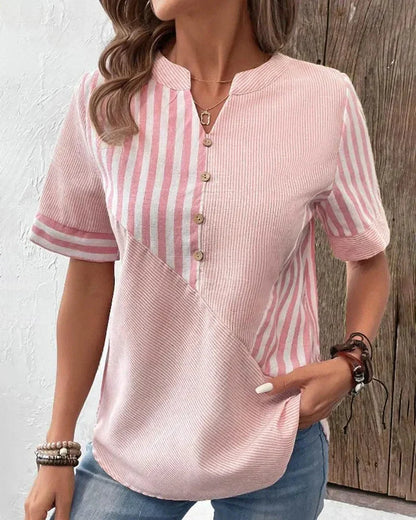 Lightweight Striped Blouse for Women