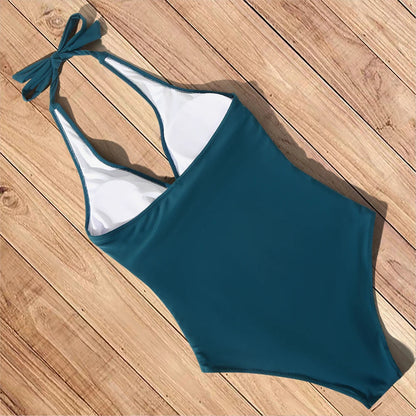 Halter Neck Women's Swimsuit - Comfortable and Stylish