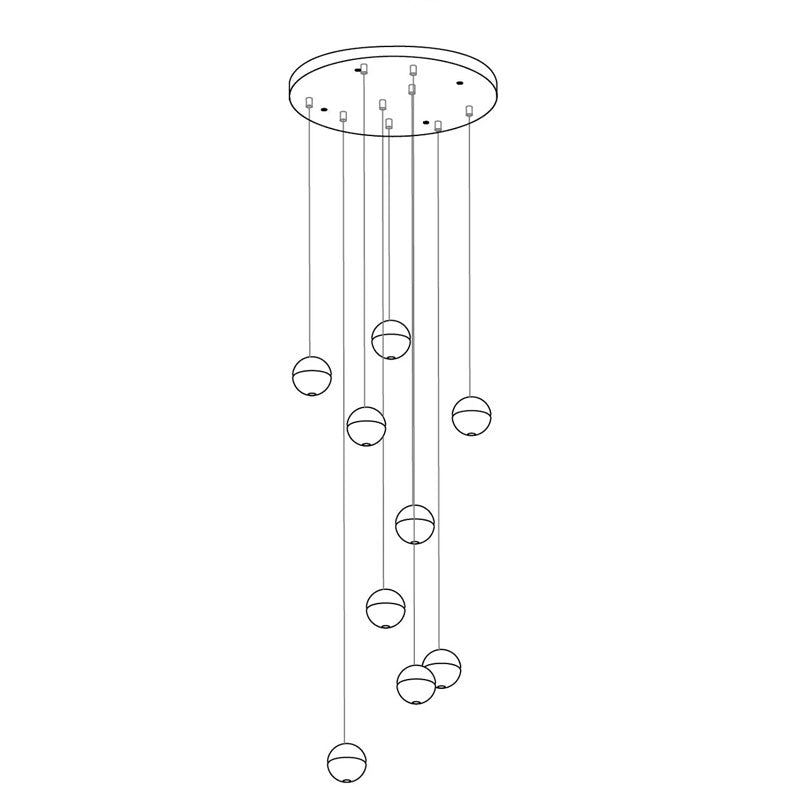 Nordic Crystal Pendant Lamp - Luxury Lighting