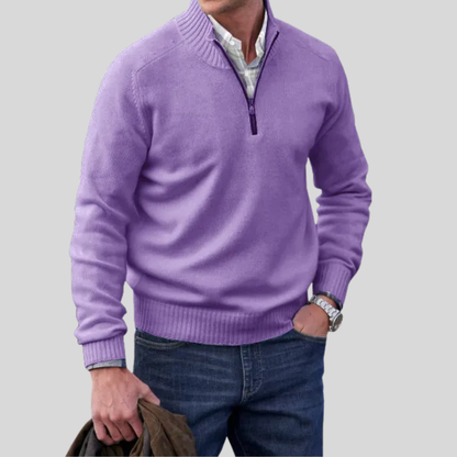 Men's Zip Front Sweater