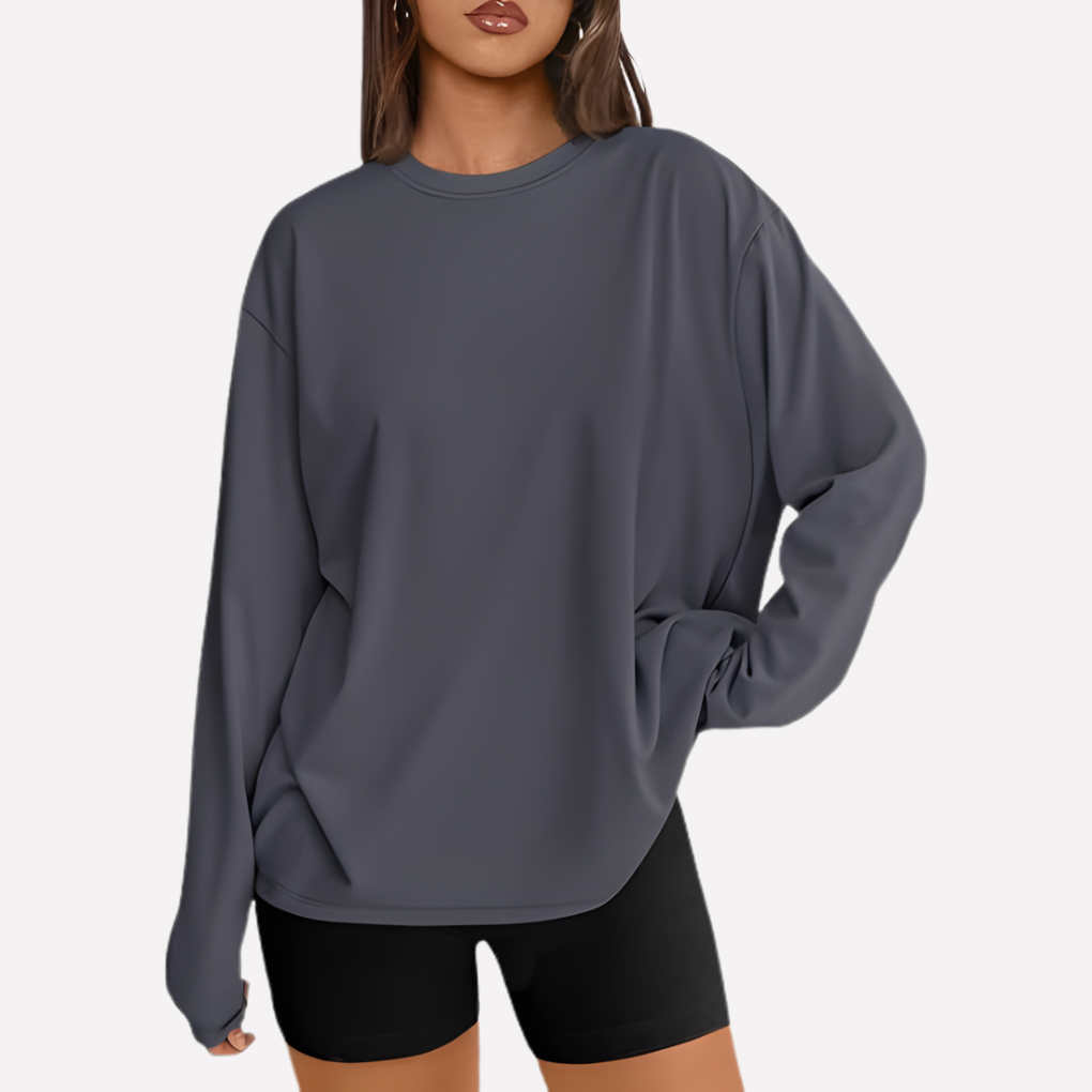 Women's Oversized Long Sleeve Shirt