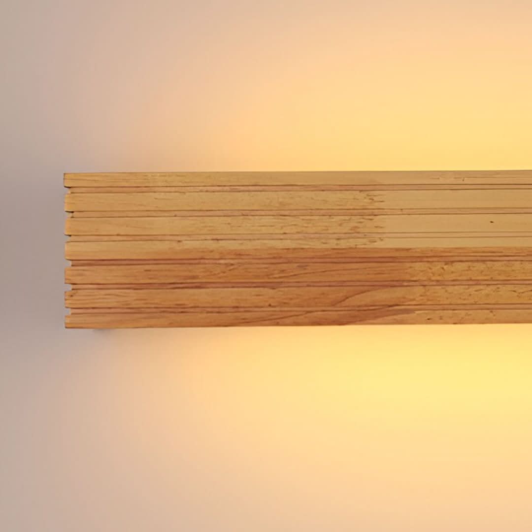 GlowWood - Rechteckige wasserdichte LED-Leuchte